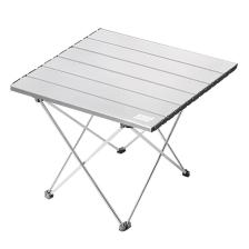 Haegs Full Alüminyum Katlanır Kamp Sehpası, Piknik, Plaj, Ourdoor Hafif Kamp Masası  - Piknik Masası - Küçük Boy - Gümüş