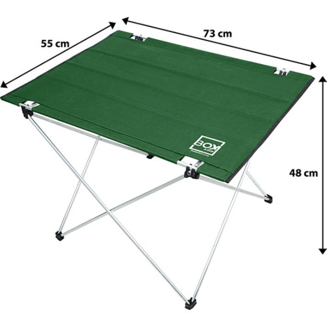 Box&Box 73x55x48 cm Omuz Askılı Kırmızı Katlanabilir Kamp Masası