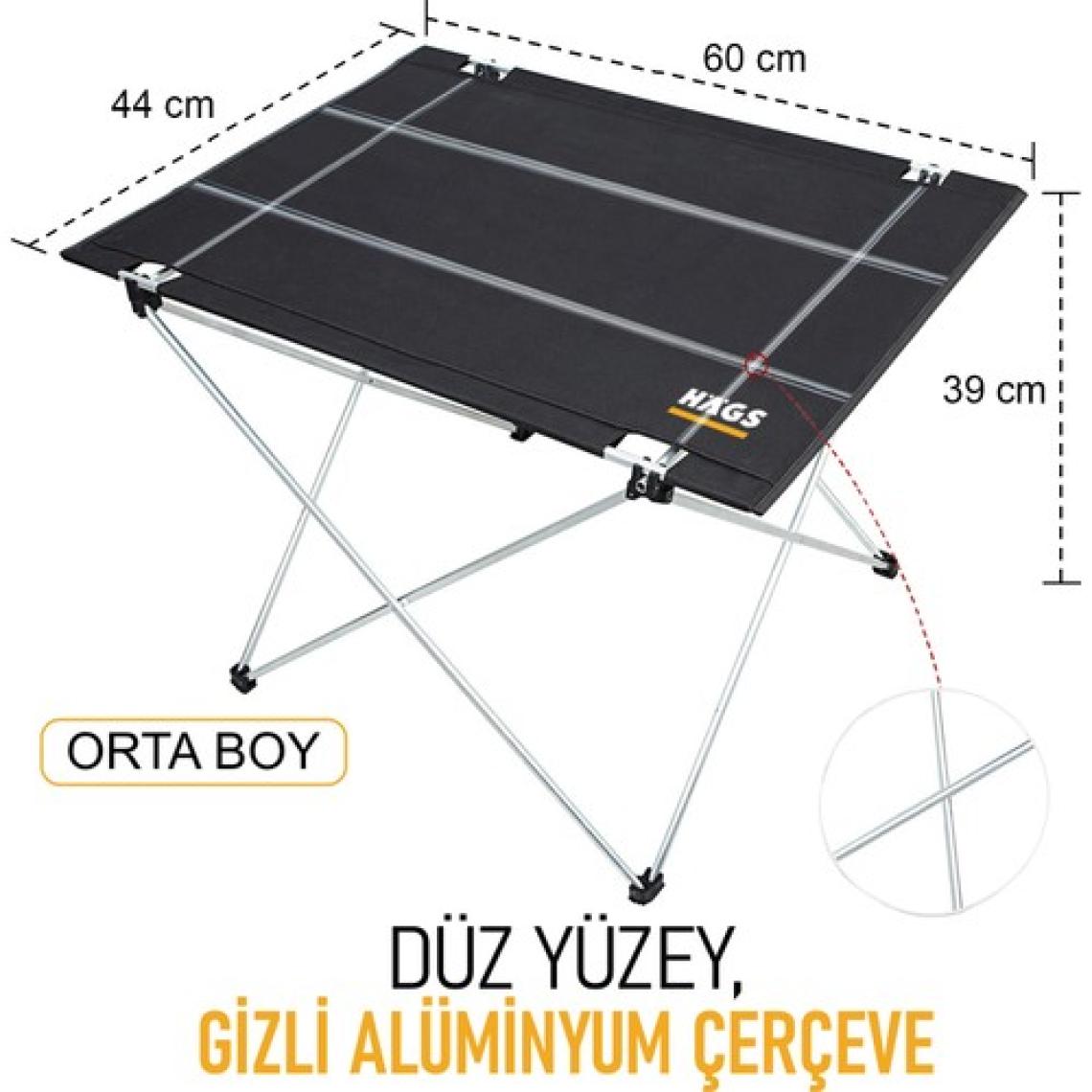 Haegs Ultralight Katlanır Kamp Masası, Piknik, Bbq, Balıkçılık, Avcılık, Plaj, Hiking Için Taşınabilir Kompakt Roll Up Outdoor Kamp Masası Orta Boy - Kamuflaj