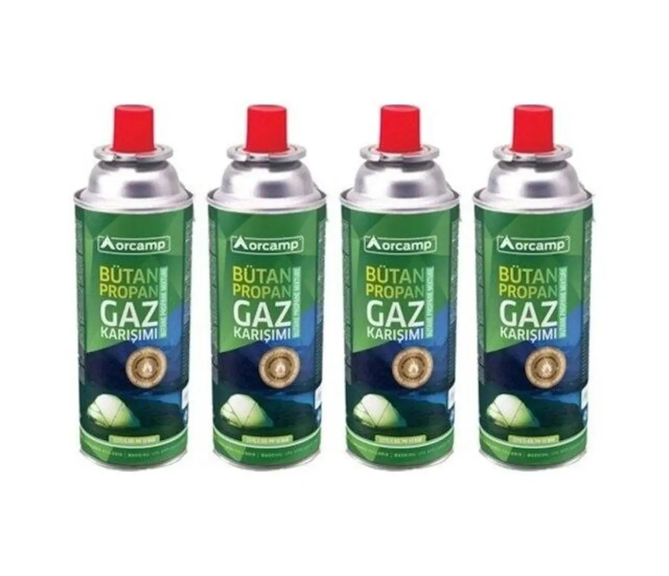 Orcamp Orgaz KTS-227 Gaz Kartuşu 4'lü Set