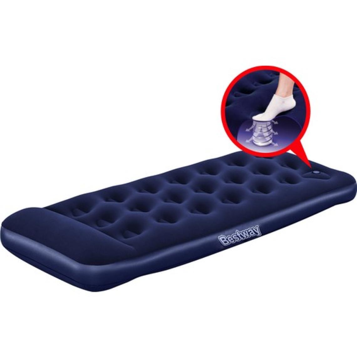 Bestway Tek Kişilik Ayak Pompalı 185CM x 76 cm x 28 cm Şişme Yatak 67223