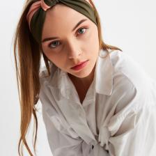 Kadın Fenomen Style Pamuklu Penye, Kaymaz, Yumuşak, Esnek, Saç Bandı Bandana