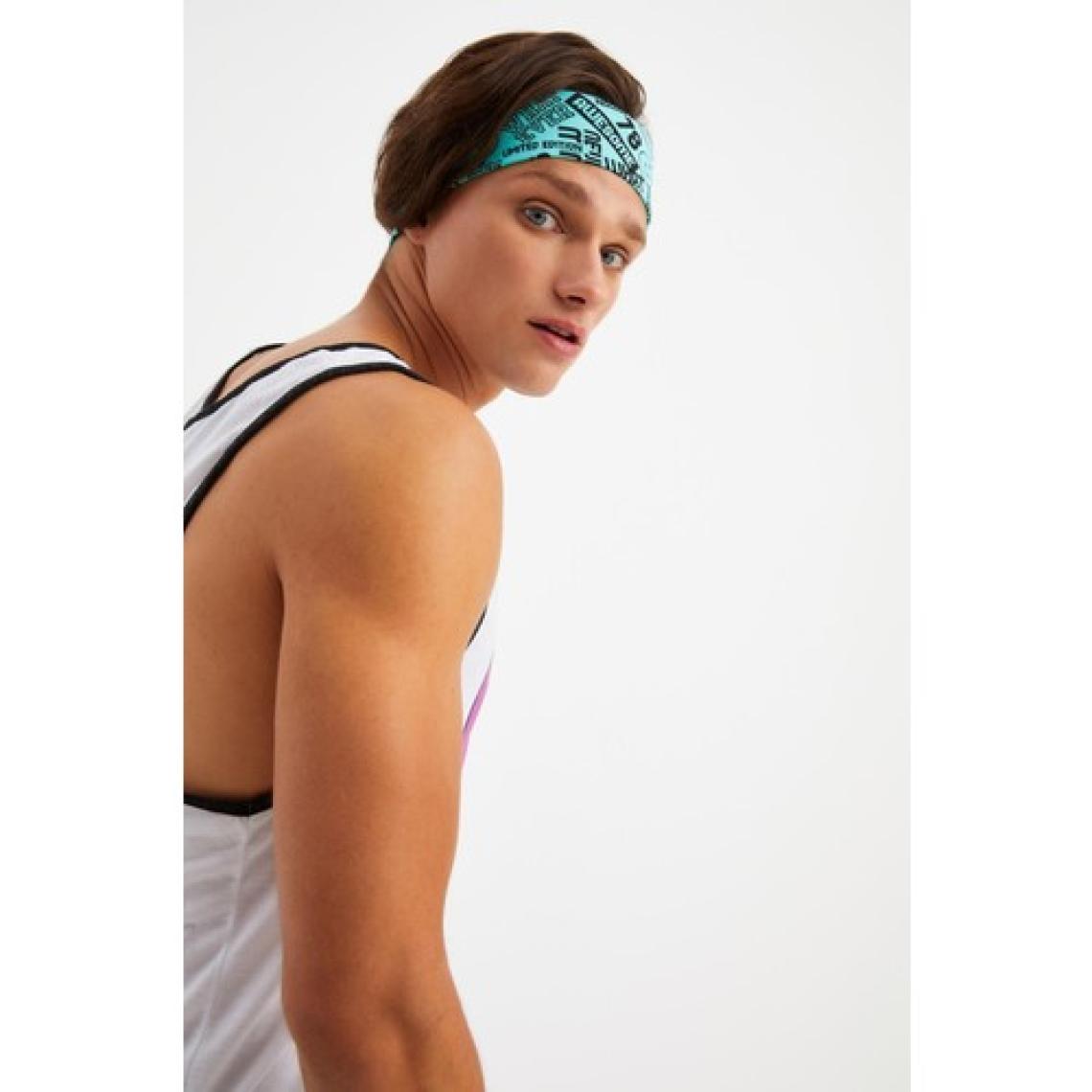 Butikgiz Turquaz Erkek Pamuklu Penye, Kaymaz, Terletmez, Ultra Hafif, Spor Saç Bandı Bandana