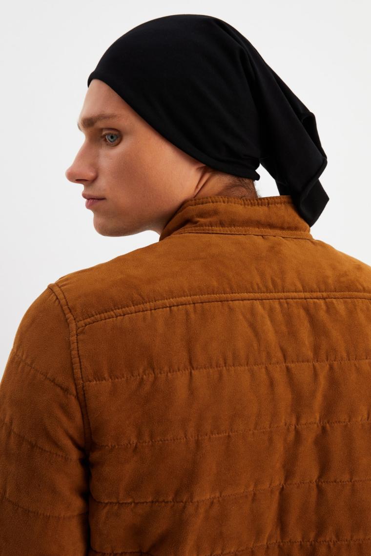 Siyah Erkek 4 fonksiyonlu Koruyucu  Pamuklu, Esnek, Terletmez, Bandana, Boyunluk, Buff, Maske