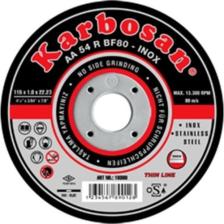 Karbosan 115 x 1 Inox Kesme Taşı 10 Adet
