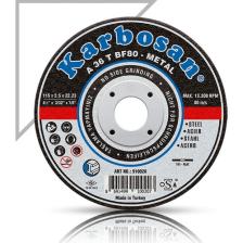 Karbosan 230X3.0X22.23 910050 A 36 T BF80 Düz Metal Kesme Taşı