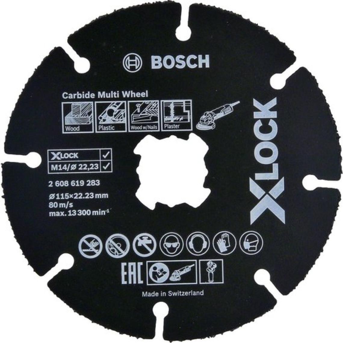 Bosch - X-Lock - Carbide Multi Wheel 115 mm