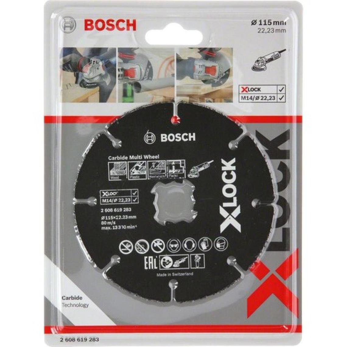 Bosch - X-Lock - Carbide Multi Wheel 115 mm