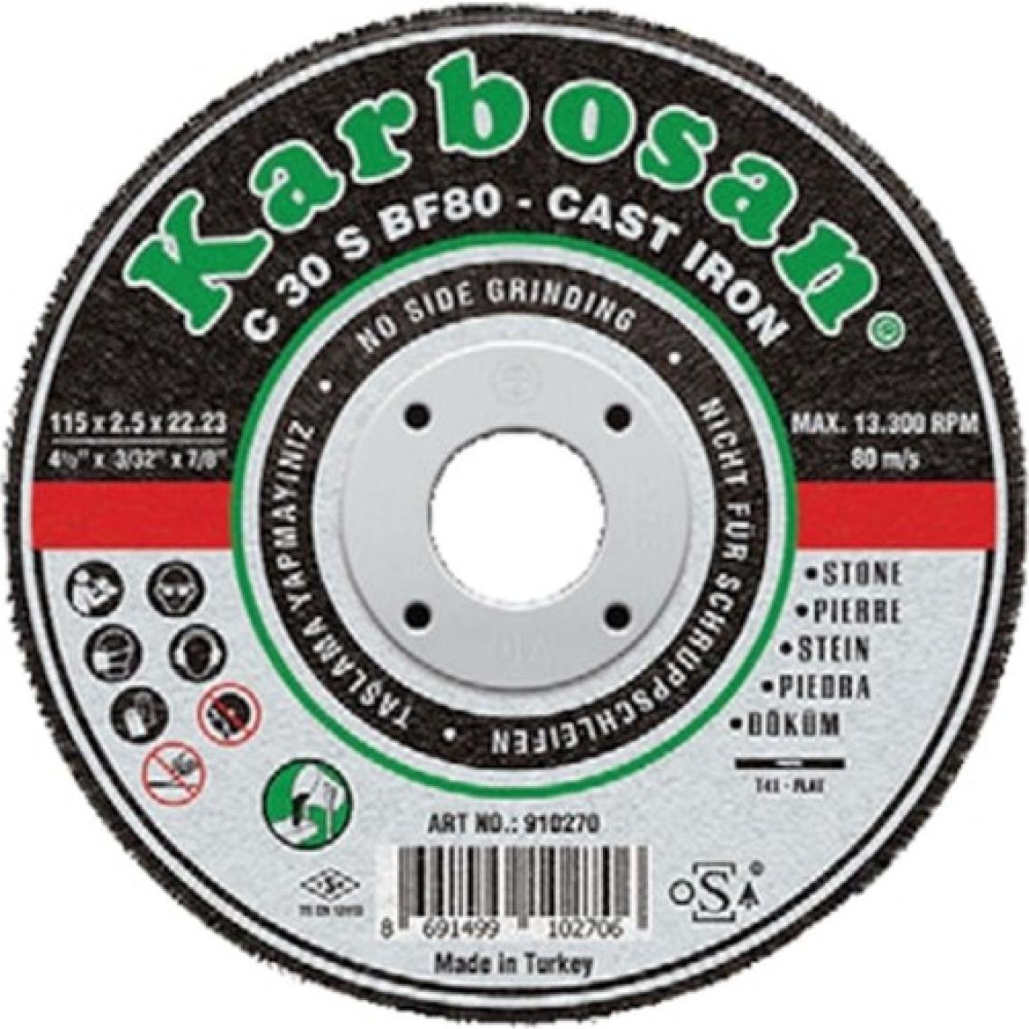 115X2.5X22.23 Karbosan Mermer Kesici