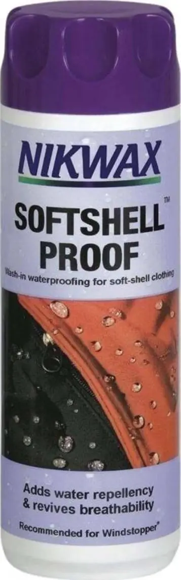 Nikwax Softshell Proof Wash-In 300 ml Softshell Kumaş Yıkama Şeffaf