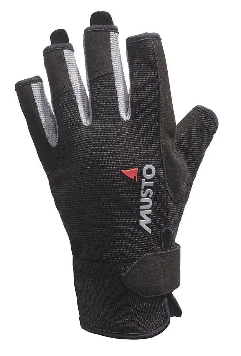 Musto Essential Kısa Parmak Yelken Eldiveni MUS.80102 MUS.BLK