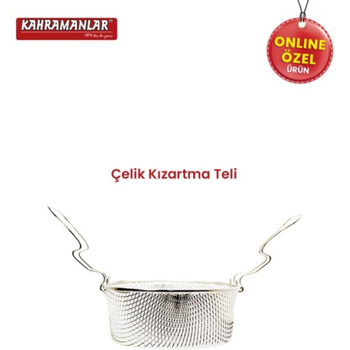Kahramanlar Cips Chef 22 Cm Emaye Kızartma Tenceresi