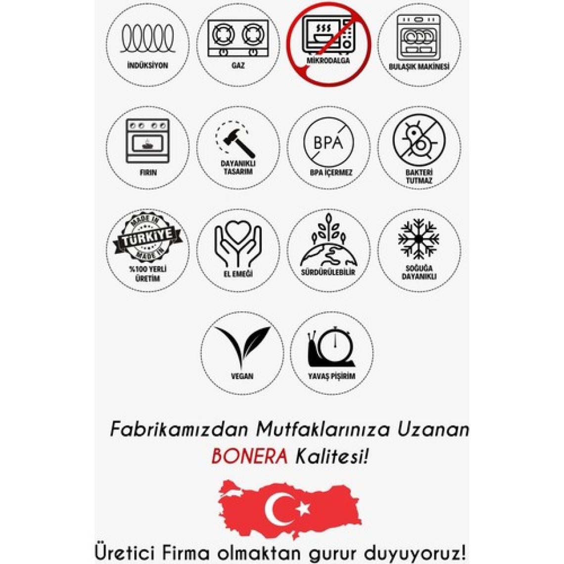 Bonera Vintage Emaye Güveç 8 Parça Tencere Seti Su Yeşili