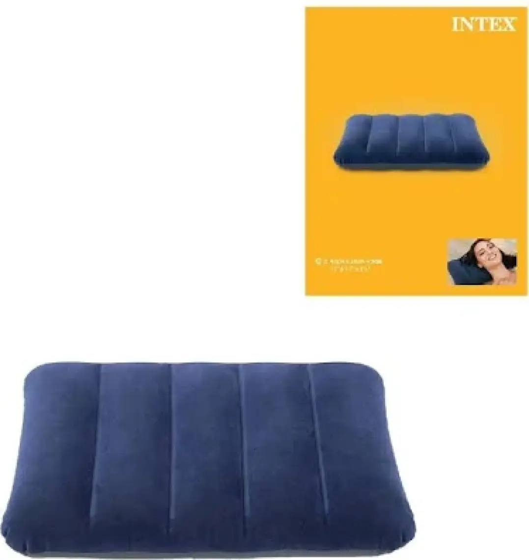 Intex Kadife Kaplı Şişme Minder-Yastık 43X28X9Cm - 68672
