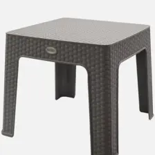 Monoblok Rattan Sehpa | Bahçe & Balkon & Şezlong Sehpası
