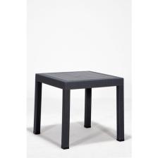 Mobetto Rattan 80X80 Camsız Antrasit Masa – Bahçe&balkon&teras