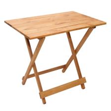 Mavienerji Dekoratif Ahşap Katlanır Masa Piknik Balkon Masası 70CM x 60CM