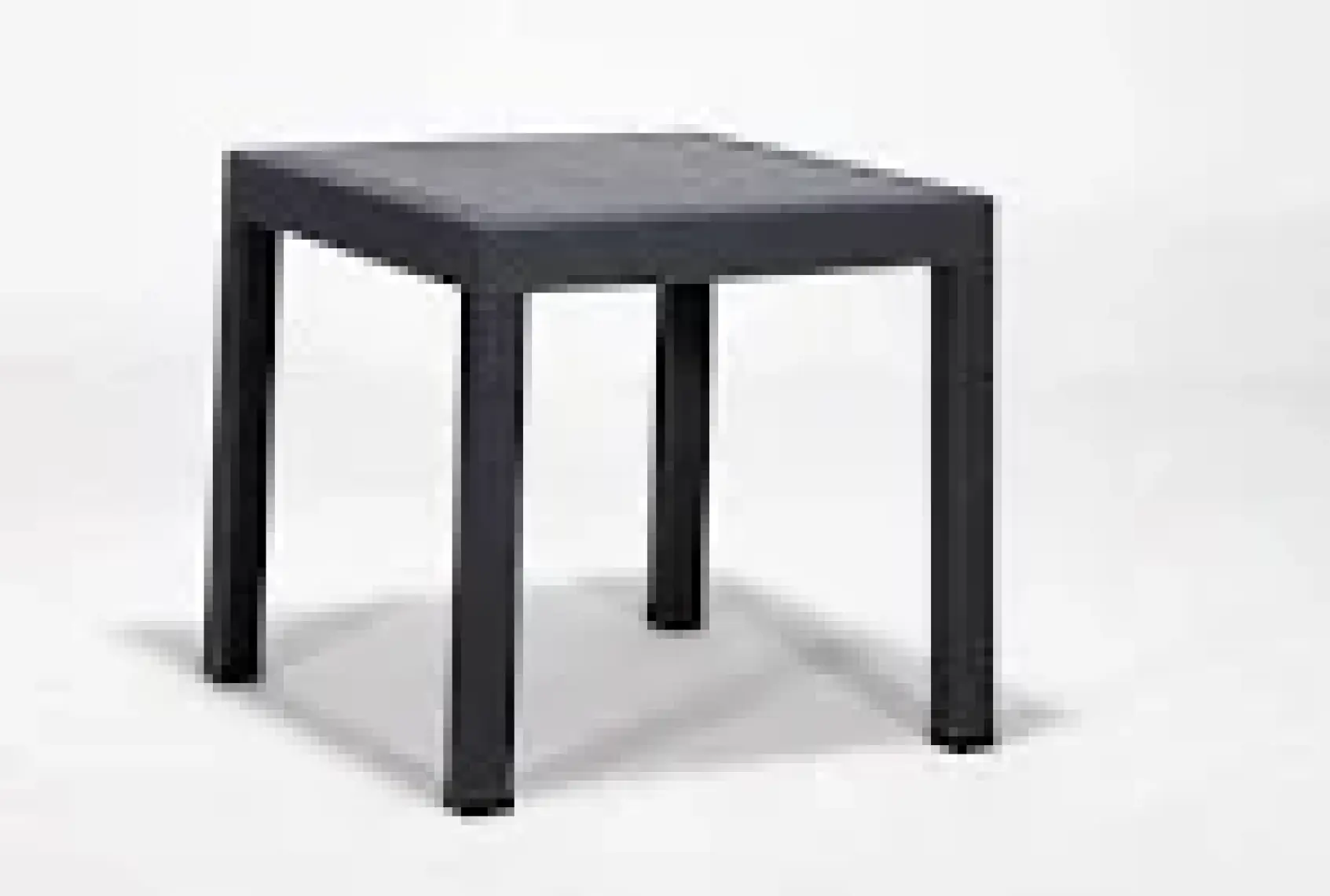 Sandalie 80X80 Camsız Antrasit Masa Bahçe Balkon