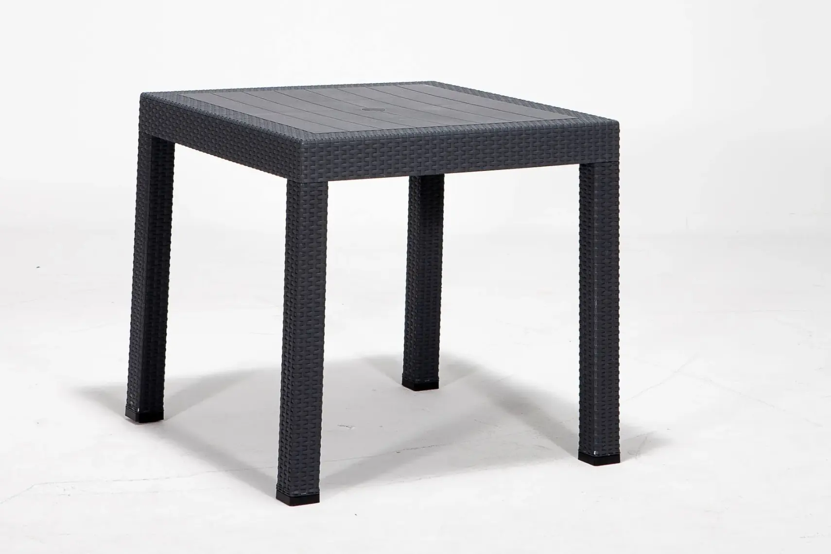 Sandalie 80X80 Camsız Antrasit Masa Bahçe Balkon