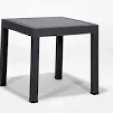 Sandalie 80X80 Camsız Antrasit Masa Bahçe Balkon