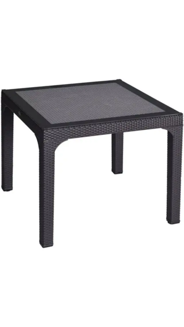 Holiday 90x90 Comfort Rattan Masa | Bahçe & Balkon Masası