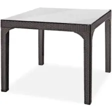 Holiday 90x90 Comfort Rattan Masa | Bahçe & Balkon Masası