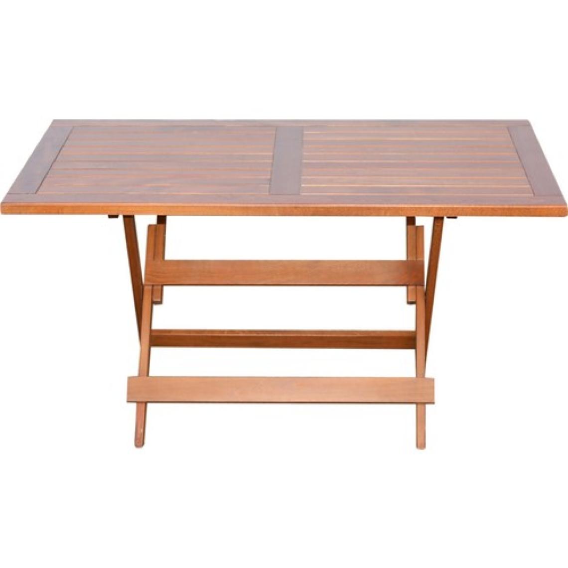 Bahçeme Ahşap Bahçe Balkon Mutfak Masası -Bodrum Katlanabilir 80x140