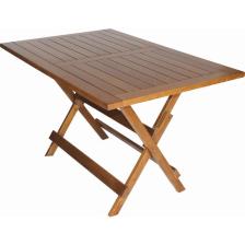 Bahçeme Ahşap Bahçe Balkon Mutfak Masası -Bodrum Katlanabilir 80x140