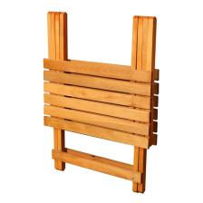 Mavi Trend Dekoratif Ahşap Katlanır Masa Piknik Balkon Masası 70 x 60 cm
