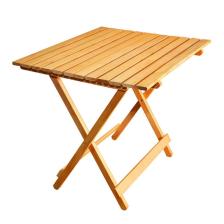 Mavi Trend Ahşap Katlanır Masa Piknik Masası Balkon Masası