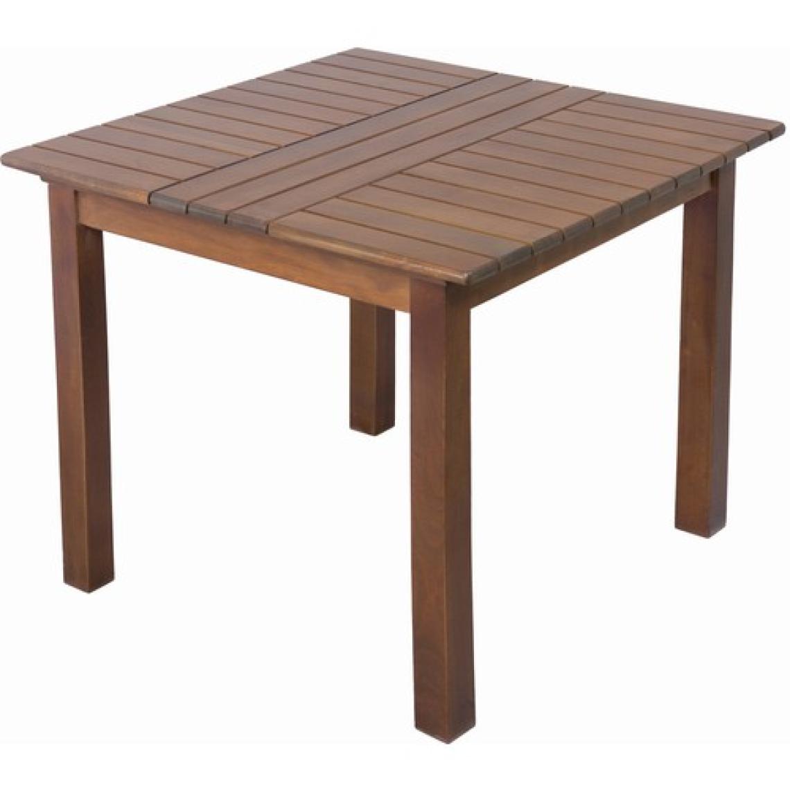 Bahçeme Ahşap Bahçe Balkon Mutfak Masası -Kaş 4 Ayak 70X70