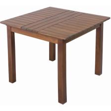 Bahçeme Ahşap Bahçe Balkon Mutfak Masası -Kaş 4 Ayak 70X70