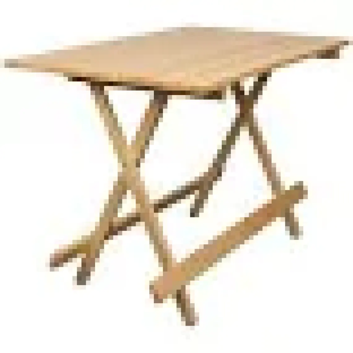 Katlanır piknik masası Doğal çam ağacı 60x90 Cm