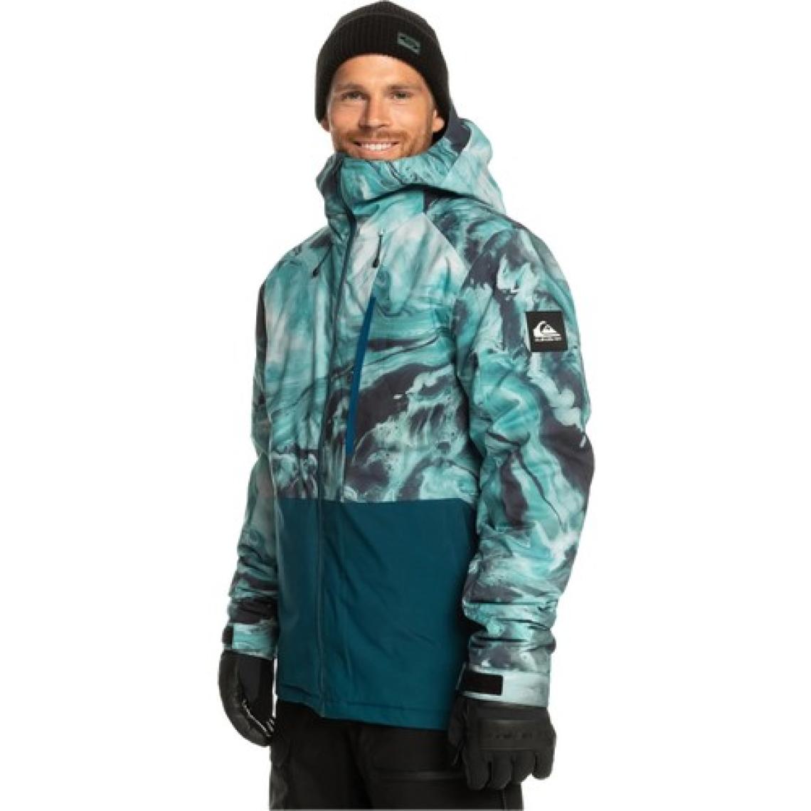 Quiksilver Mission Printed Block Erkek Snowboard Kayak Montu EQYTJ03403-BSM1