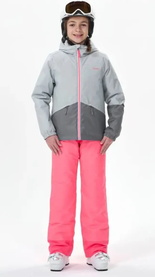 Decathlon Wedze Çocuk Kayak Montu - Gri - 100