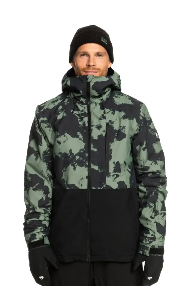 Quiksilver Mission Printed Block Erkek Snowboard Kayak Montu EQYTJ03403-GNB2