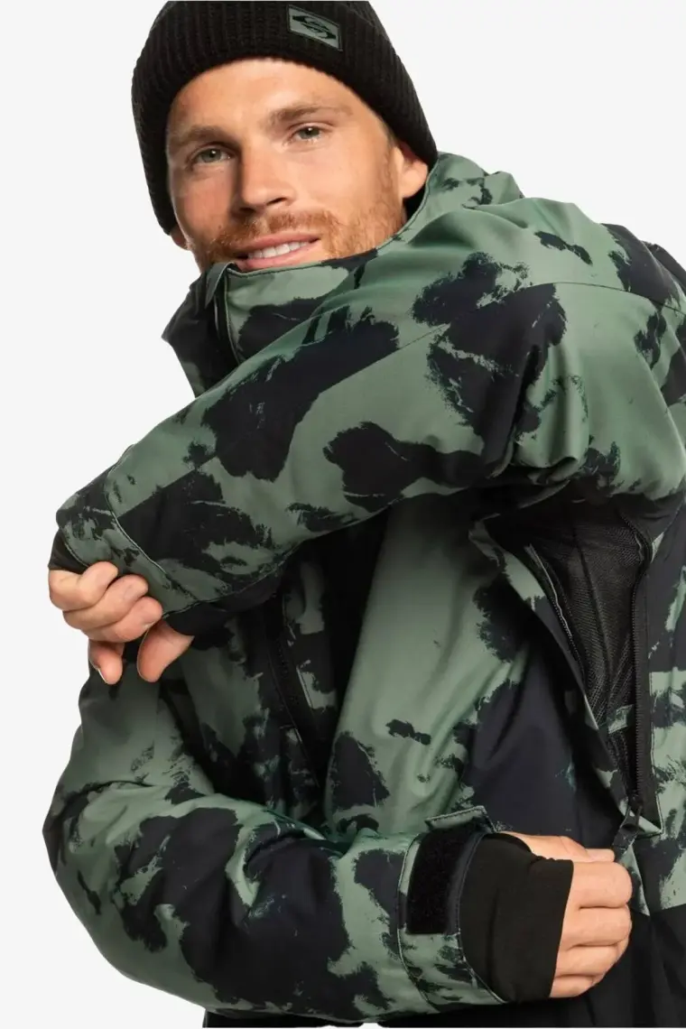 Quiksilver Mission Printed Block Erkek Snowboard Kayak Montu EQYTJ03403-GNB2
