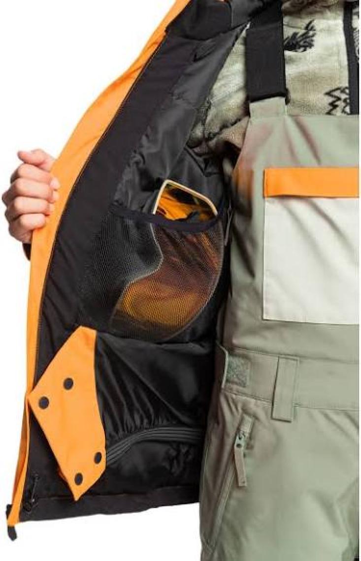 Quiksilver Mission Solid Çocuk Su Geçirmez Snowboard Kayak Kar Montu EQBTJ03157