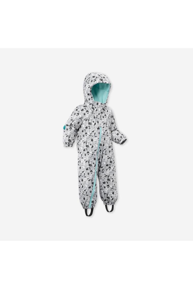 Decathlon Wedze Bebek Kayak Tulumu - Mavi / Desenli - Warm