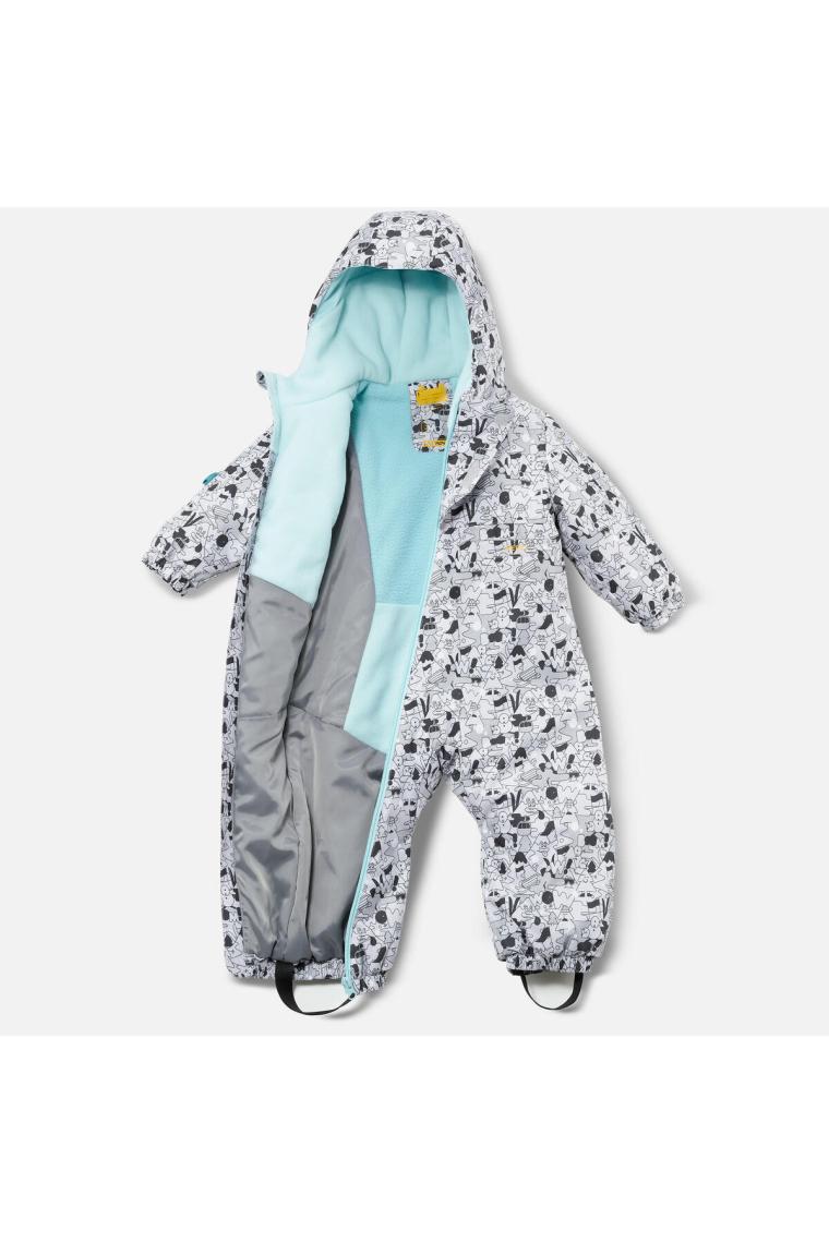 Decathlon Wedze Bebek Kayak Tulumu - Mavi / Desenli - Warm