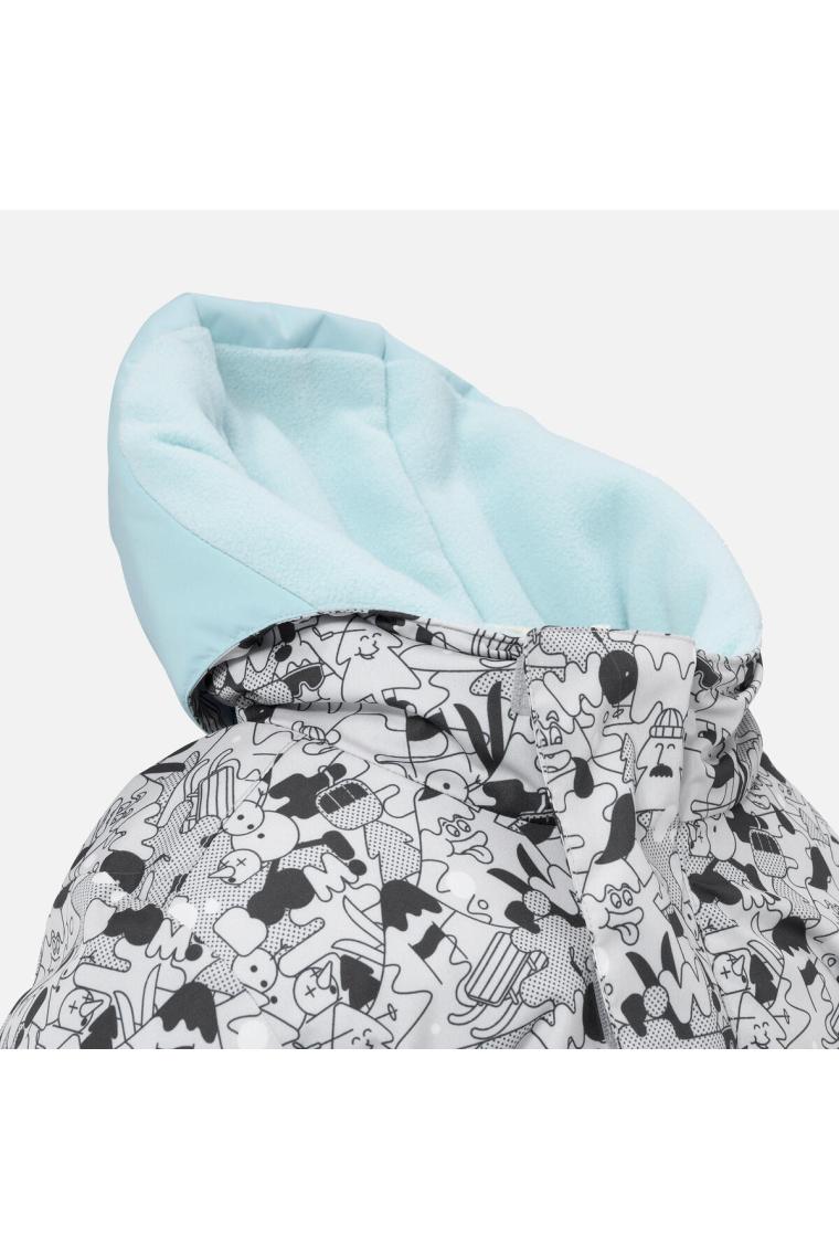Decathlon Wedze Bebek Kayak Tulumu - Mavi / Desenli - Warm