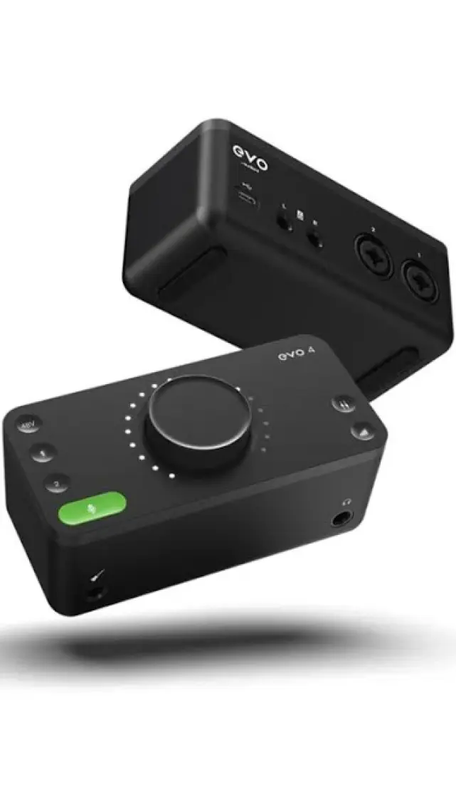 Audient EVO 4 Yüksek Kalite AD/DA Dönüştürücü 2-Giriş/2-Çıkış 24Bit/96kHz USB-C (Type-C) Ses Kartı