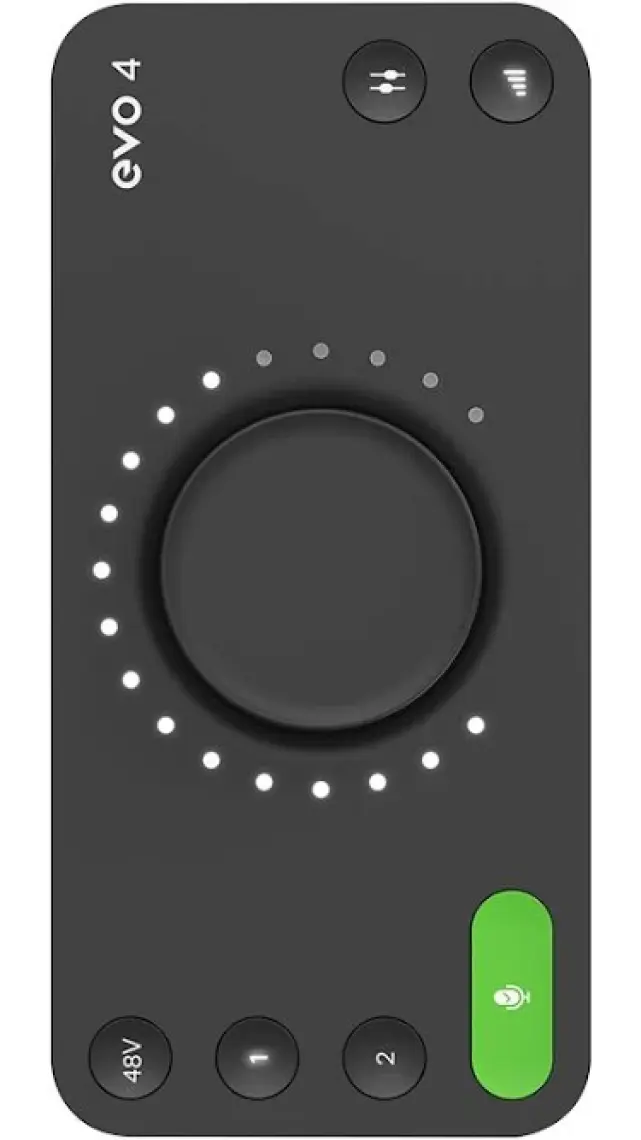 Audient EVO 4 Yüksek Kalite AD/DA Dönüştürücü 2-Giriş/2-Çıkış 24Bit/96kHz USB-C (Type-C) Ses Kartı