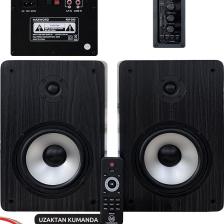 RM-500 Aktif Stüdyo Referans Monitörü 5 İNÇ ÇİFT Bluetooth USB 180 Watt