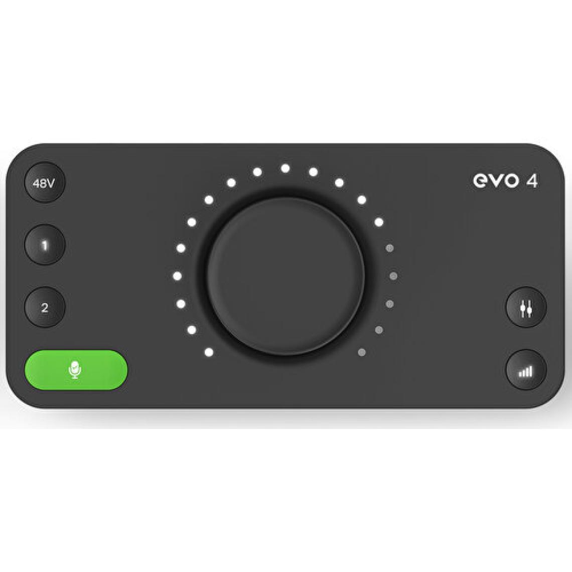 Audient EVO 4 Yüksek Kalite AD/DA Dönüştürücü 2-Giriş/2-Çıkış 24Bit/96kHz USB-C (Type-C) Ses Kartı