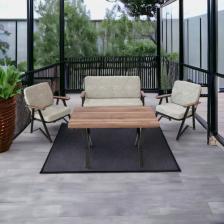 Tu Tienda Melisa 2 1 1 Masa Bahçe Balkon Mobilyası,KREM