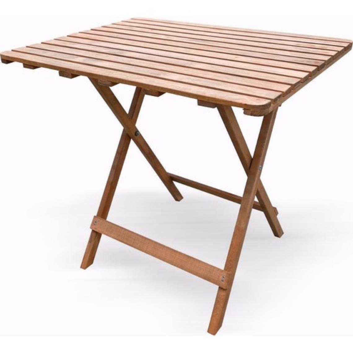 Evvon Ahşap Katlanır Bistro Set 4lü Minderli Balkon Bahçe Mobilyası