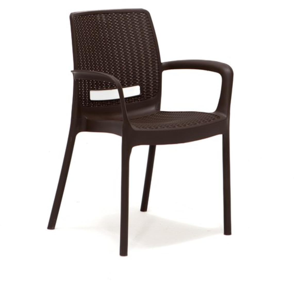 Mobetto Rattan Large Lüx Masa Takımı  Kahve