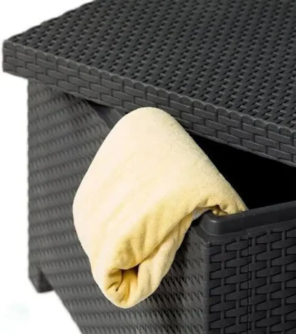 Toomax Rattan 420Lt Kahverengi Bahçe, Balkon, Depolama Sandığı, Dolabı