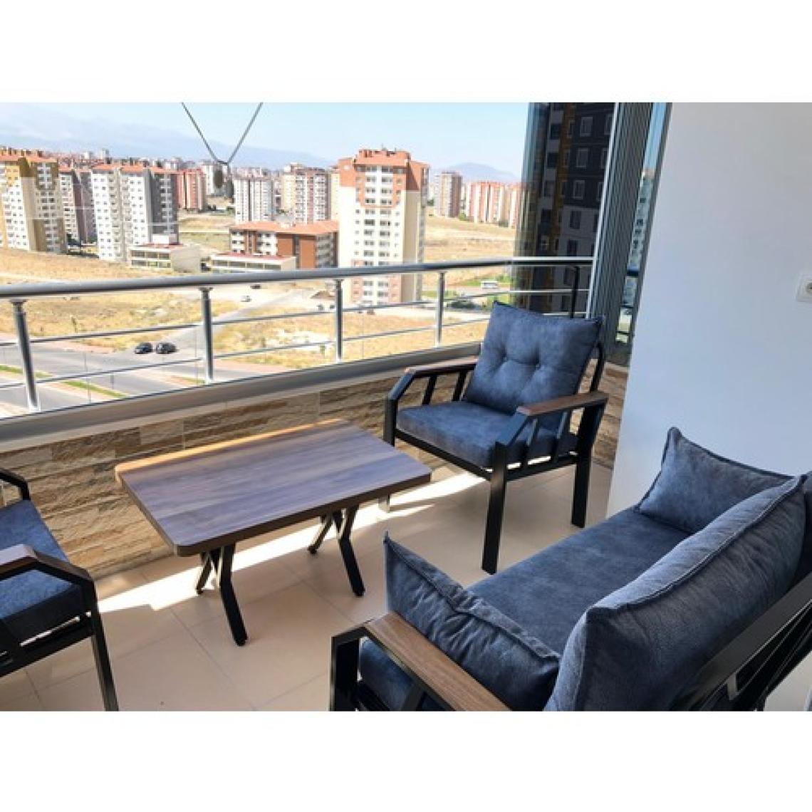 Tu Tienda 2+1+1+Sehpa Demonte Bahçe Balkon Mobilyası